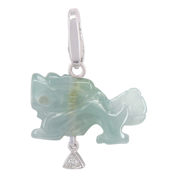 Dragon Jadeite Jade Charm