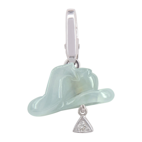 Snake Jadeite Jade Charm