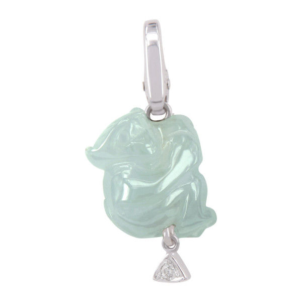 Monkey Jadeite Jade Charm